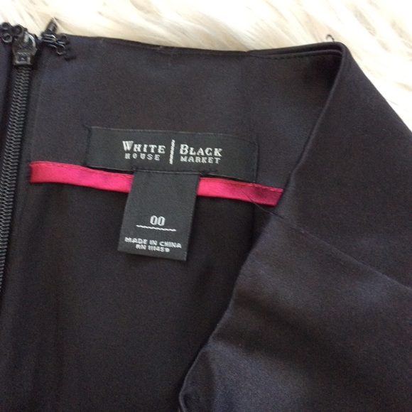 WHBM Floral Satin Pencil Skirt - Picture 5 of 5